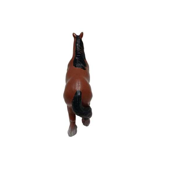Funrise Toys Clydesdale 1988 Collectible Hard Rubber Brown Horse Figure Vtg. - Picture 5 of 7